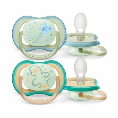 Philips Avent Cumlík Ultra air nočný 0-6m boy 2ks