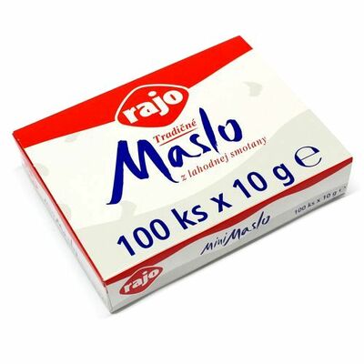 Maslo Mini 82% 100x10g/kart Rajo