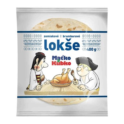 Mrazené Lokše zemiakové 6x67g Maťko a Kubko