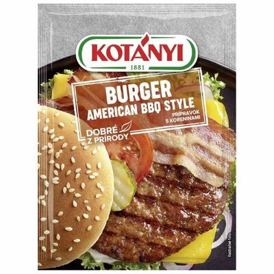 Zmes korenia Burger American BBQ Style 25g Kotányi
