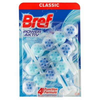 Bref Power Aktiv Ocean tuhý WC blok 3x50g