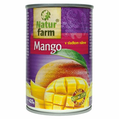 Kompót Mango plátky 425g Natur Farm