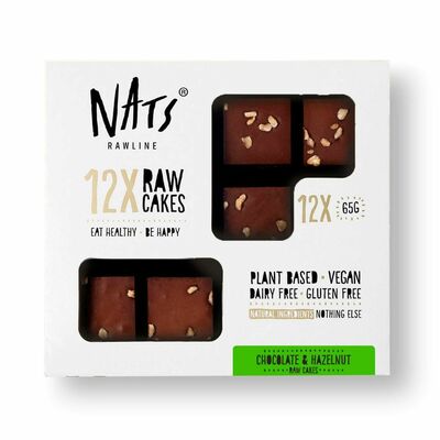 Mr.Raw Dezert Čokoláda &amp; Lieskovec 12x65g Nats