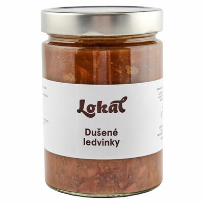 Bravčové Obličky dusené 500g Lokál
