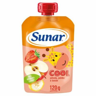 Sunar Cool kapsička Jahoda, banán, jablko 120g