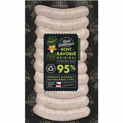 Klobásky Láďa Grileman Bavoriš  220g, KU