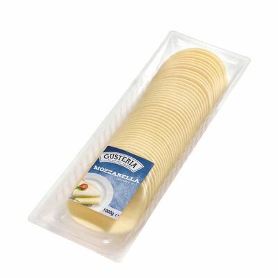 Mozzarella plátky GUSTERIA 1kg