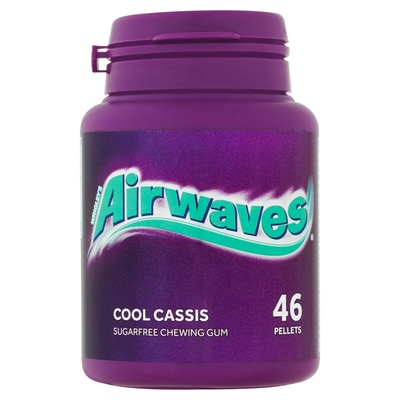 Wrigley&#039;s Airwaves Cassis žuvačky dóza 46ks/64g