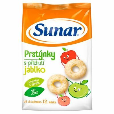 Sunar chrumky jablkové prstienky 50g