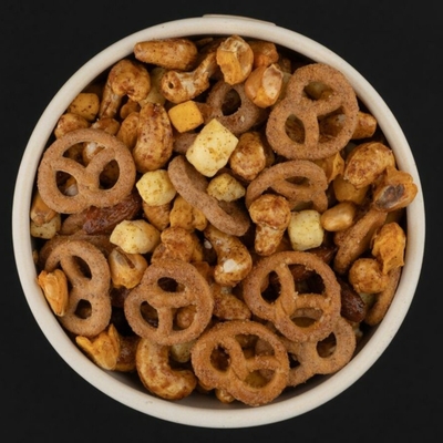 Syr, crunchy corn, oriešky, praclíky Mix hradného pána 230g Mixit