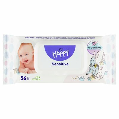 Bella Baby Happy Sensitive vlhčené obrúsky 56ks