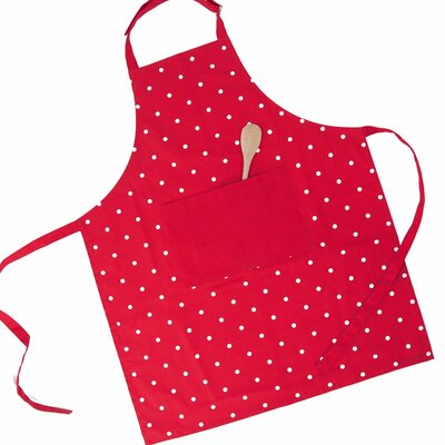 Orion Kuchynská zástera Červená, bodky 86x71cm