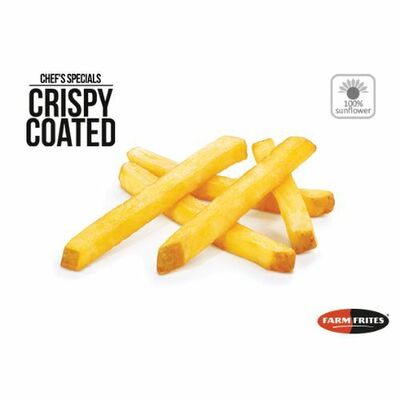 Mrazené Hranolky chrumkavé so šupkou 10/10mm 2,5kg Farm Frites