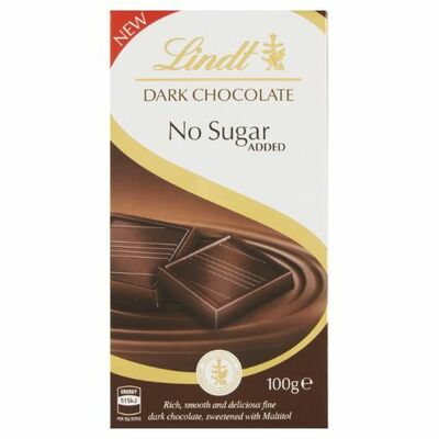 Lindt Dark Tablet bez cukru 100g
