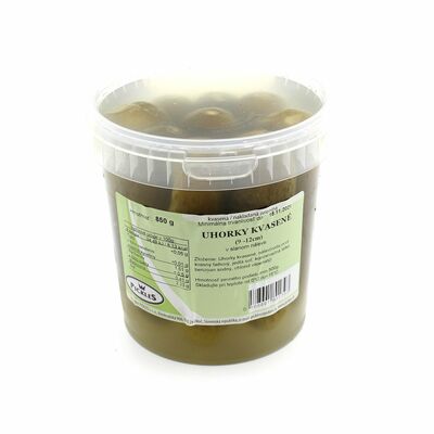 Uhorky kvasené 9-12cm vedierko 850g Pickles