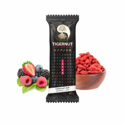 Tyčinka Bobule a Goji 40g Tigernut