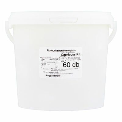 Vajcia varené lúpané v náleve M 3,5kg Capriovus