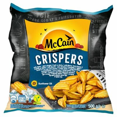 Mr.Zemiakové vlnky Crispers so šupkou 500g McCain