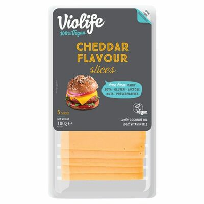 Syr rastlinný Cheddar plátky 100g Violife