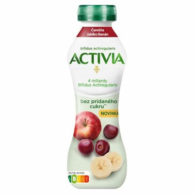Activia nápoj bez prid. cukru jablko/čerešňa 270g
