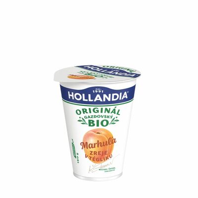 Jogurt BIO Gazdovský marhuľa 180g Hollandia