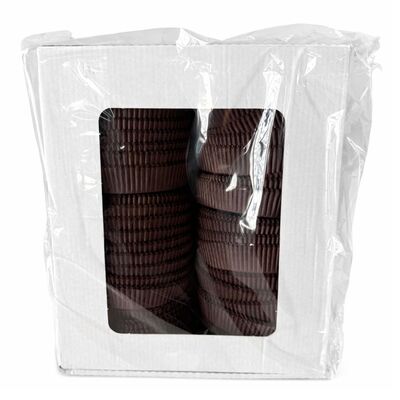 Cukrárenské košíčky hnedé 100x21mm,1000ks