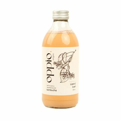 Kombucha Lipový kvet 330ml oppio.
