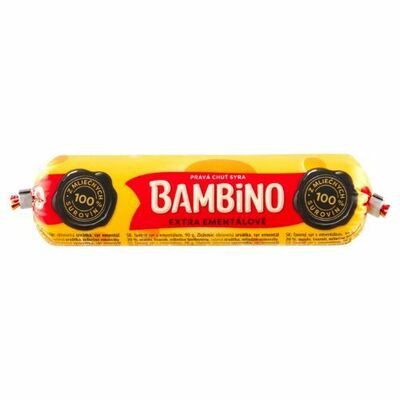 Syr tavený v črievku extra ementál 90g Bambino