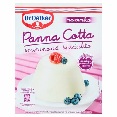 Panna Cotta s vanilkou 50g Dr. Oetker