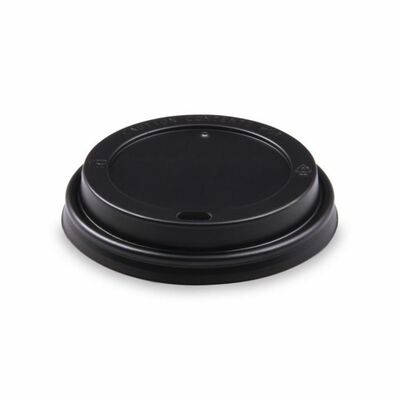 Viečko vypuklé (PS) čierne O90mm WI76299, 100ks