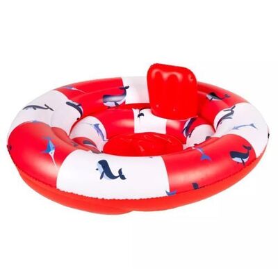 Nafukovacie koleso pre bábätká Veľryby 69cm Swim Essentials