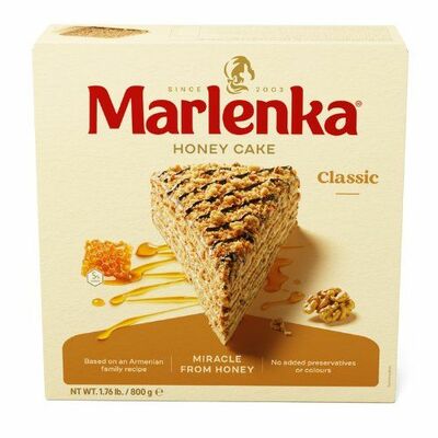 Marlenka® Torta medová s vlašskými orechmi 800g