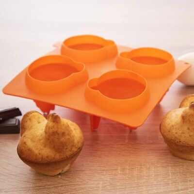 Orion Forma na pečenie 4x sliepočky silikón