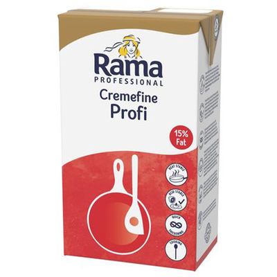 Smotana na varenie červená 15% RAMA 1l