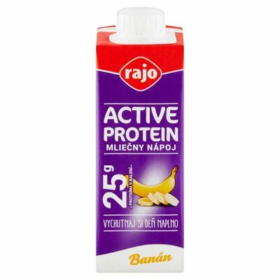 Nápoj active protein mliečny banán 250 ml Rajo
