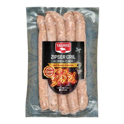 Klobása Zipser Gril Tenká Tauris 220 g VB VÝPREDAJ