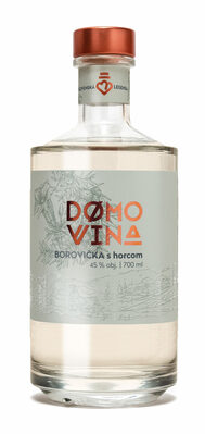 DOMOVINA Borovička s horcom 45% 0,7 l