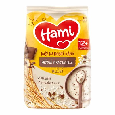 Hami Mliečna kaša ryžová stracciatella 210g