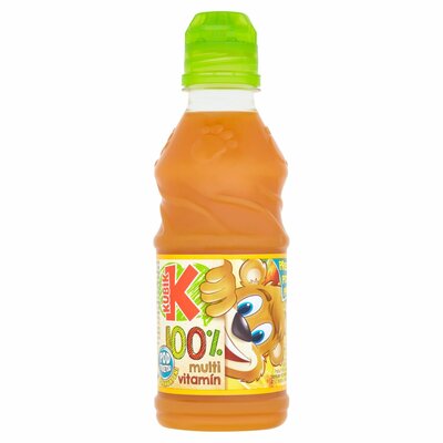 Kubík 100% Multi, ovocno-mrkvová šťava 300ml *ZO
