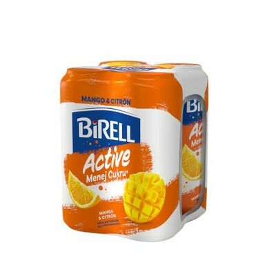 Pivo Birell Active Mango &amp; Citrón 4x500ml *ZO