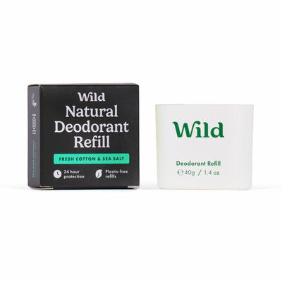 Wild Refill Black Men Fresh Cotton&amp;Sea salt náhradná náplň 40g