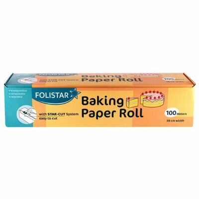 Papier na pečenie 100m x 38cm Folistar