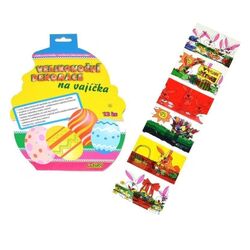 Dekorácia na vajíčka Veľkonočná 12ks