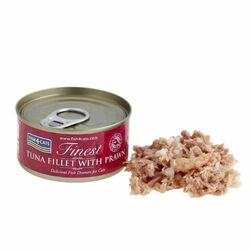 Fish4cats Finest Konzerva Tuniak s krevetami 70g