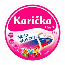 Syr tavený trojuholníkový Klasik 125g Karička