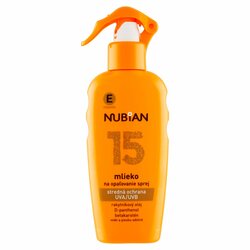 Nubian Mlieko na opaľovanie SPF15 200ml