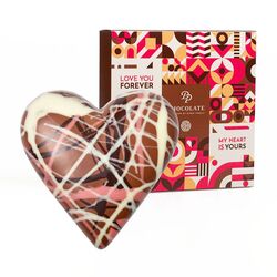DP Chocolate Srdiečko z mliečnej čokolády s lieskovými orechmi 100g