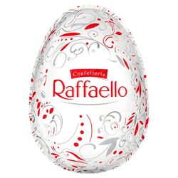 Raffaello vajíčko z bielej čokolády 100g