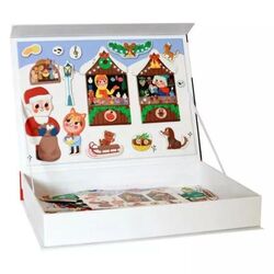 Tooky Toys Magnetická kniha Vianoce
