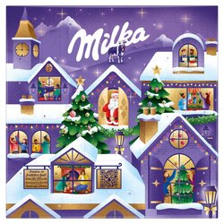 Milka adventný kalendár Deluxe 3D 223g